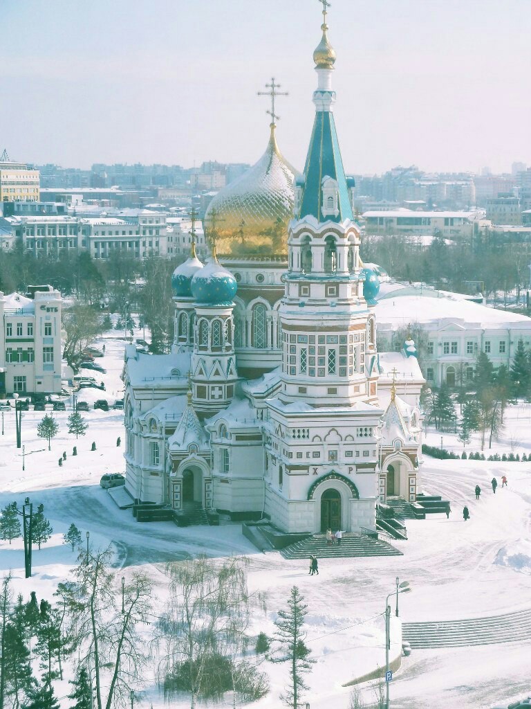 Омск с высоты птичьего полета - Омск, Высота, Аэросъемка, Лето, Длиннопост