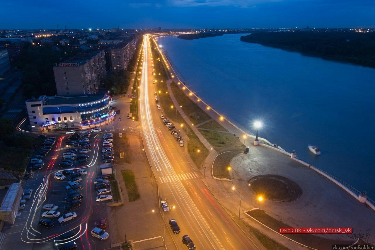 Омск с высоты птичьего полета - Омск, Высота, Аэросъемка, Лето, Длиннопост