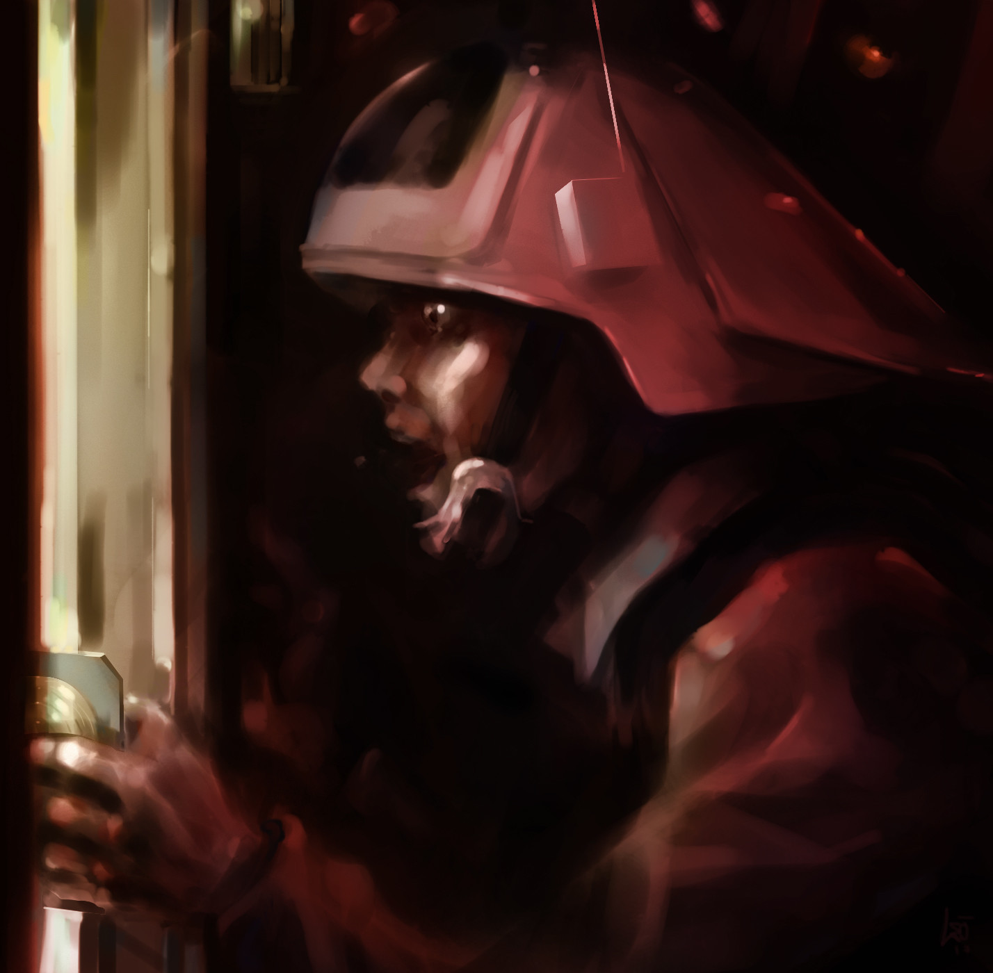 In the darkness of the night, by the light of the sword, the rebels cannot hide from me. - Star Wars, Boba95fet, Art, Tag