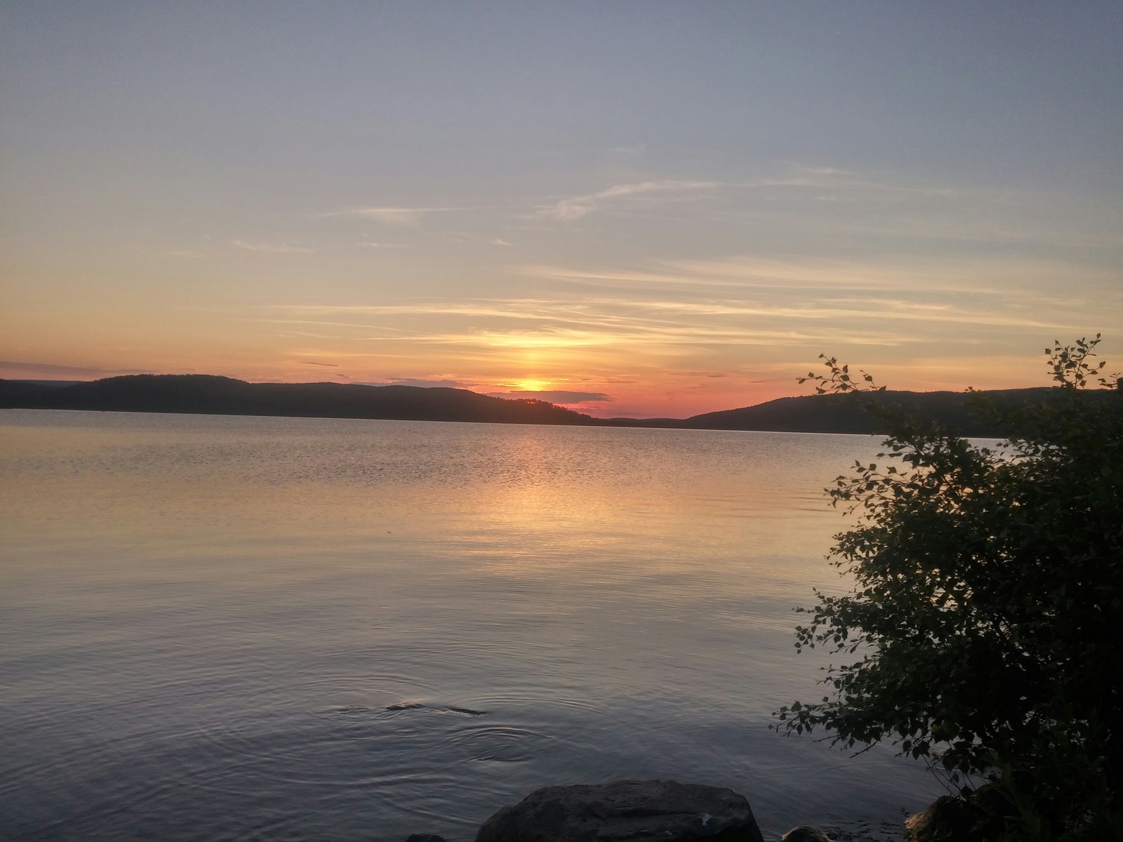 Good day sunset. - My, Sunset, Nature, The photo, Murmansk