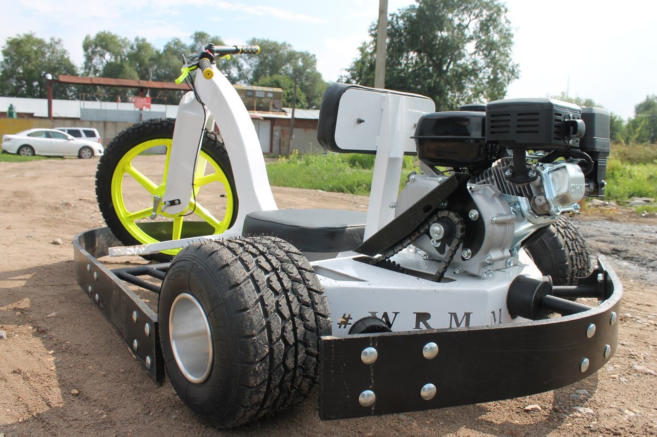 In order not to get bored while waiting ...... - My, , Drift Trike, , Motorcycles, Technics, Bratsk, Drift, , Longpost, Moto