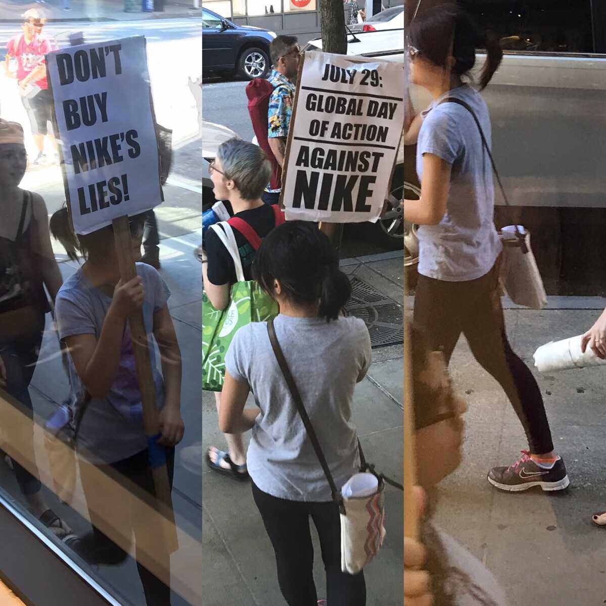 Protest against Nike, in Nike sneakers, Stirlitz was never close to failure - In contact with, Humor, Photo hitch, Лентач