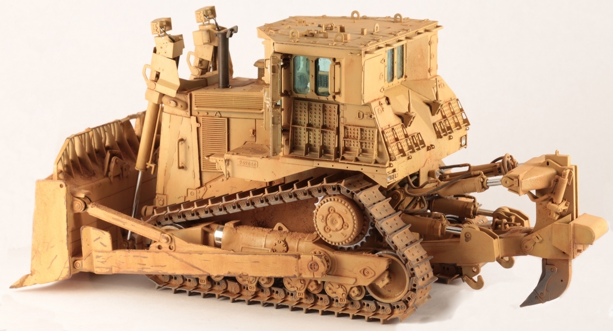 D9R Doobi Bulldozer 1/35 meng - My, Meng, Plastic, Bulldozer, Longpost, Prefabricated model, Scale model, Caterpillar, Modeling