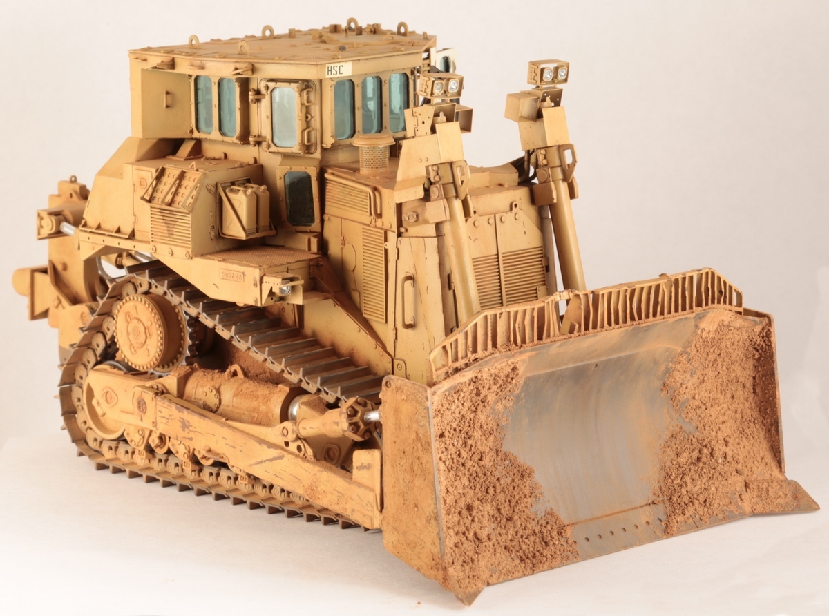 D9R Doobi Bulldozer 1/35 meng - My, Meng, Plastic, Bulldozer, Longpost, Prefabricated model, Scale model, Caterpillar, Modeling