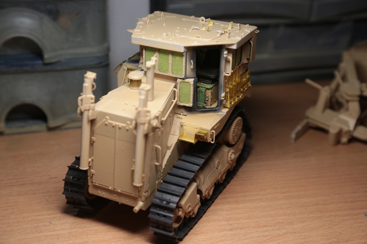 D9R Doobi Bulldozer 1/35 meng - My, Meng, Plastic, Bulldozer, Longpost, Prefabricated model, Scale model, Caterpillar, Modeling