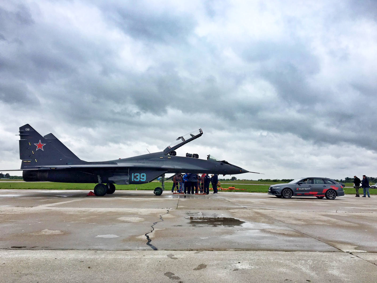 Air show Max 2017 and iron guys from Ingolstadt. - My, , , Audi, Airshow, Longpost, MAKS (air show)