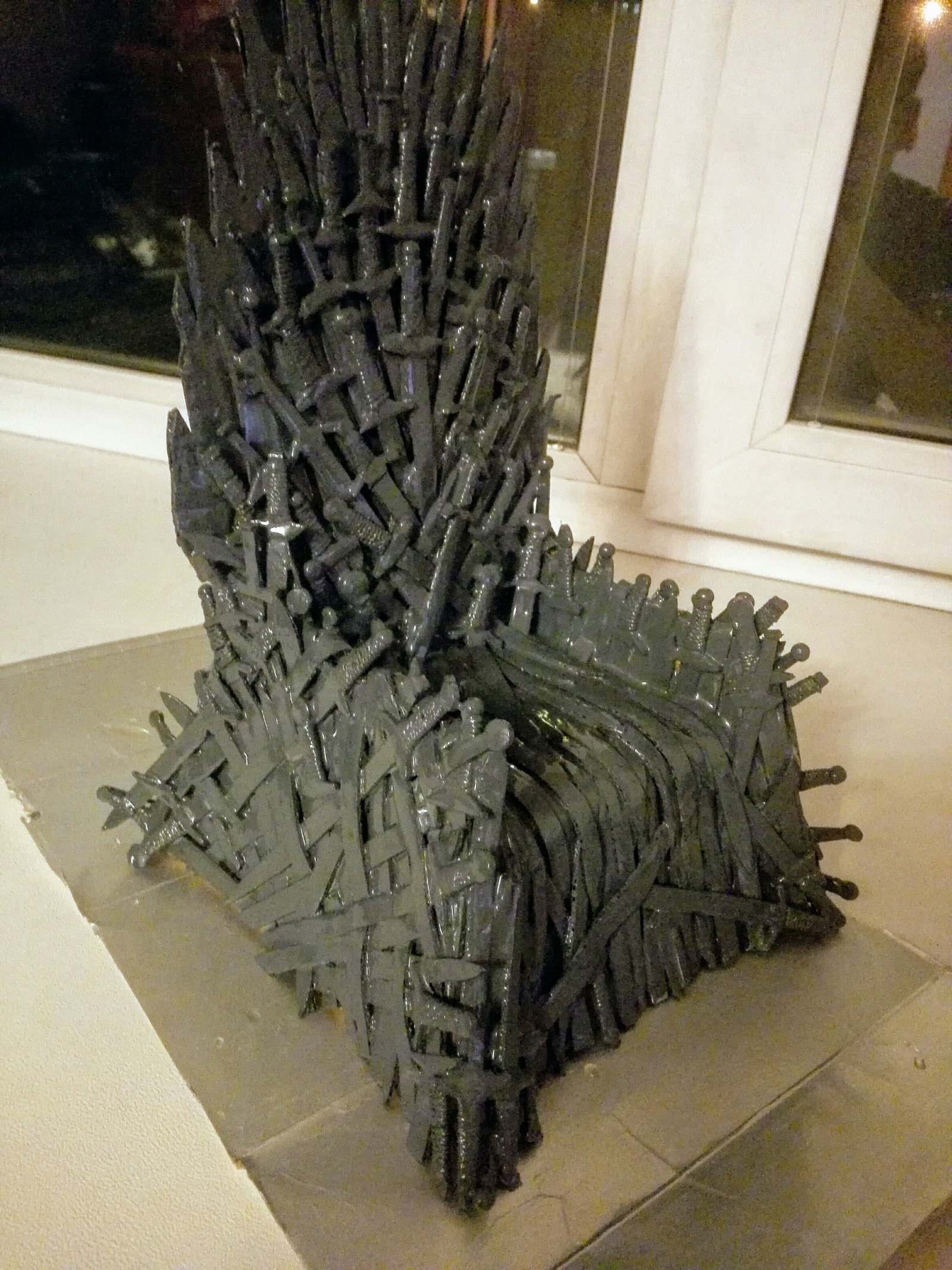 The Iron Throne from Game of Thrones - My, Game of Thrones, Handmade, Crafts, With your own hands, Longpost