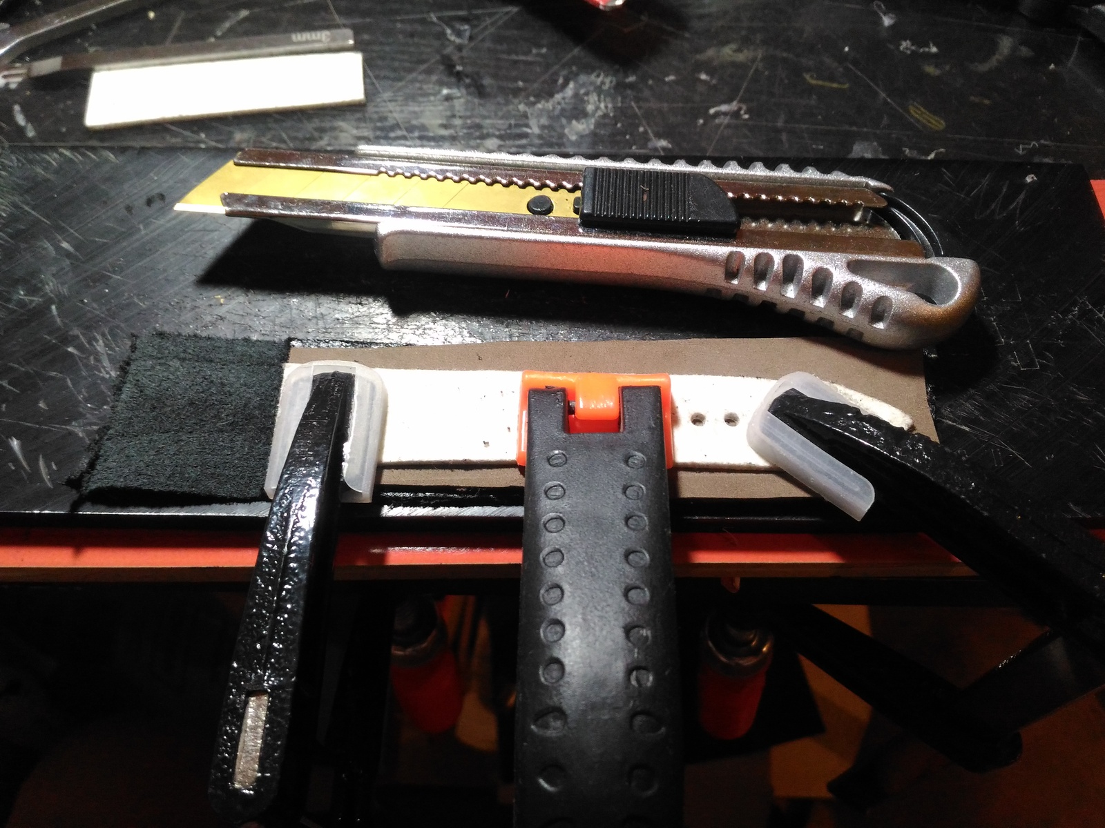 How I sewed a watch strap made of genuine leather - My, Strap, Handmade, , Leather products, Longpost