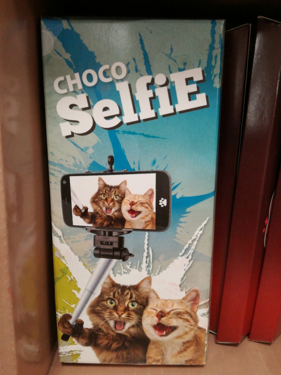 selfie chocolate - My, Selfie, Kotoselfi, Selfie stick