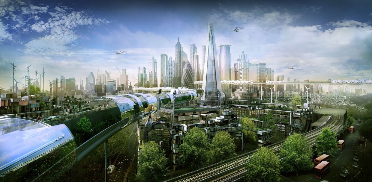 Cities of the future - Cities of the future, Art, Longpost