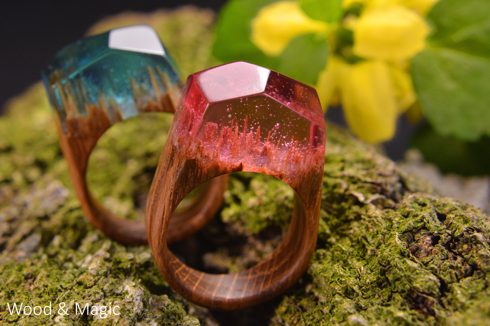 Unsuccessful photos of rings made of wood and epoxy - My, Ring made of wood, Epoxy resin, Handmade, Macro, Needlework without process, Longpost, Macro photography