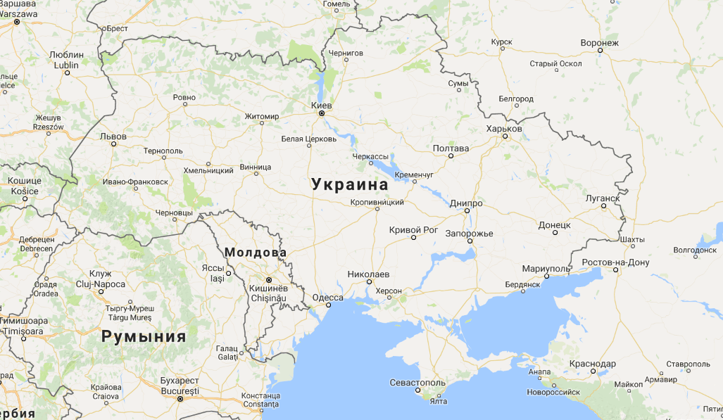 Diplomacy from Google - Crimea, The border