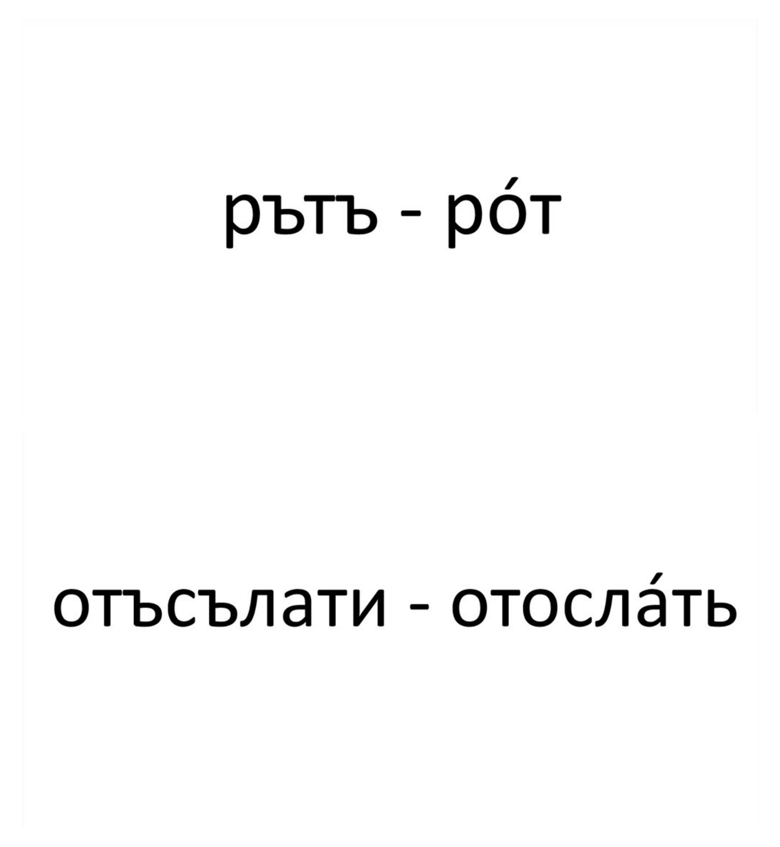 О редуцированных в древнерусском языке | Пикабу