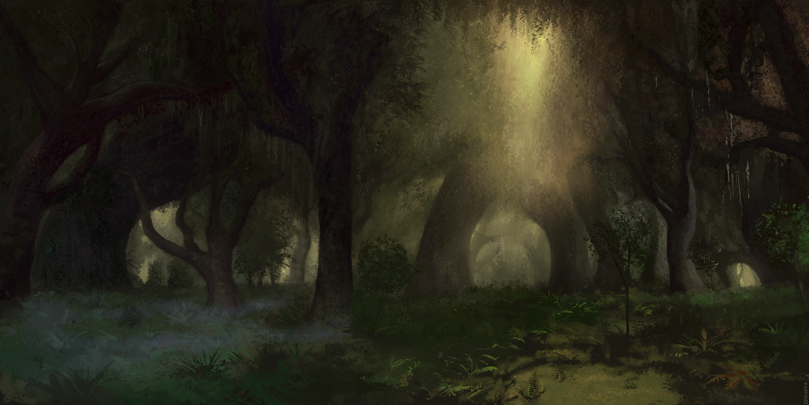 Through the Middle Earth. - Lord of the Rings, Middle earth, Art, Tolkien, Lotro, , Longpost