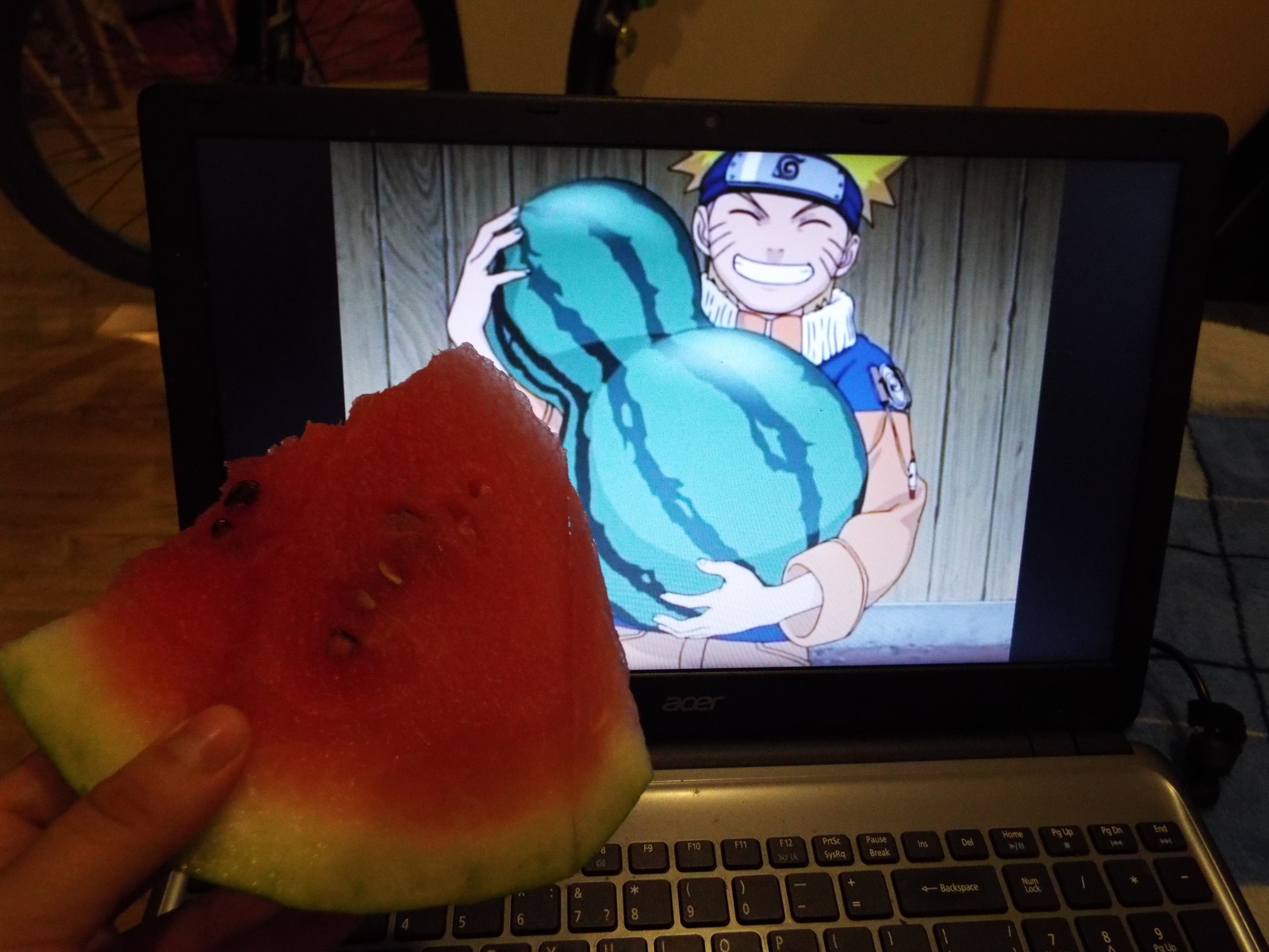 The story of one watermelon (two). - My, Watermelon, Naruto, A life, Longpost