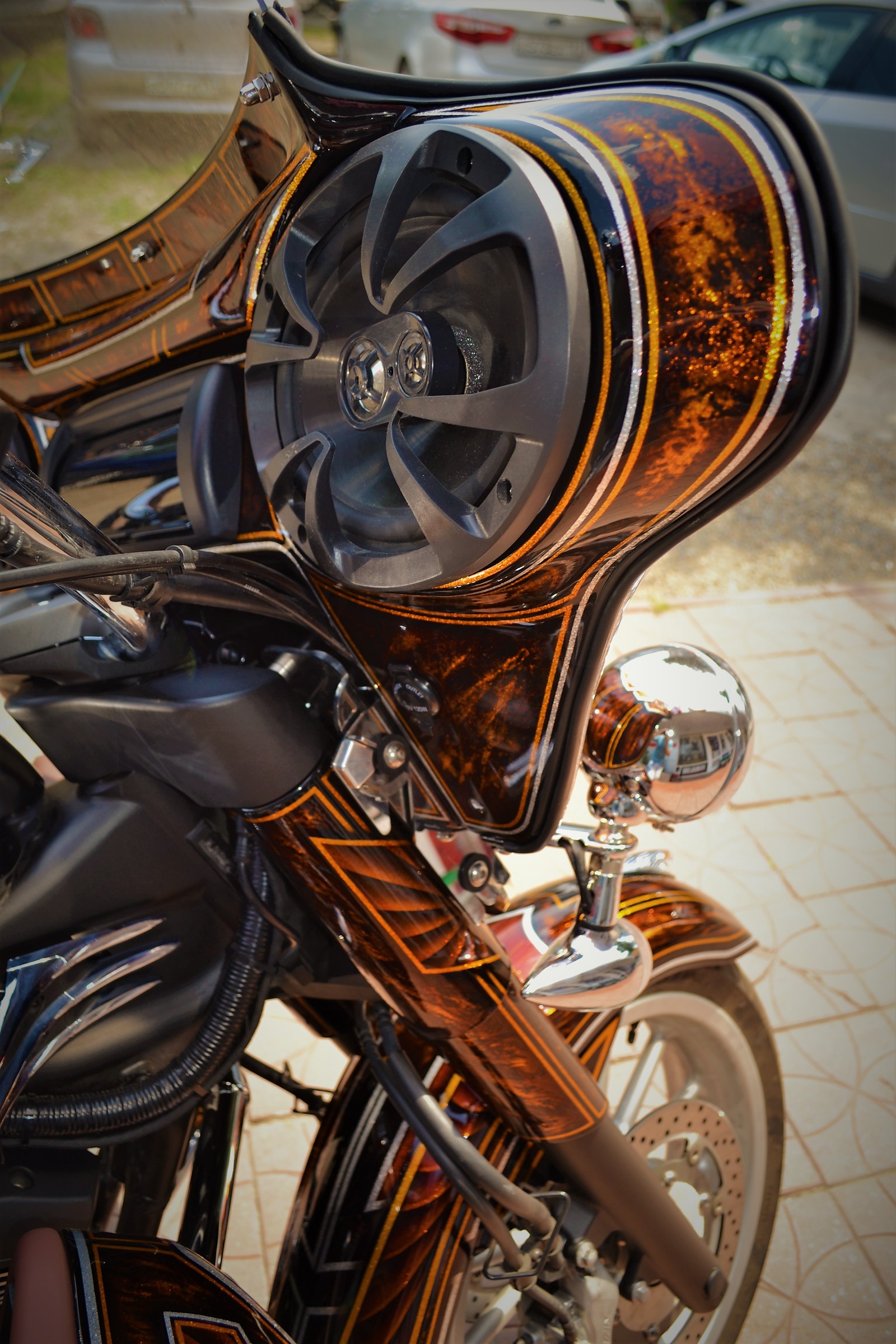 Yamaha custom painting - My, , , Exclusive, Painting, Custom Paint Job, Custom, Video, Longpost