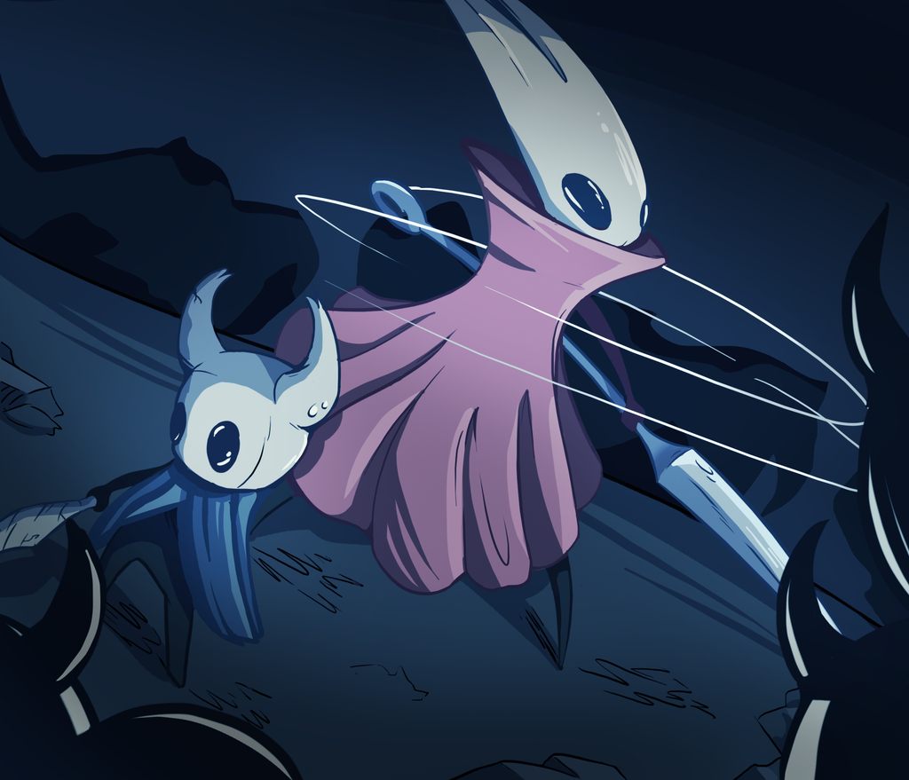 Полый рыцарь и Хорнет - Hollow Knight, Игры, Арт