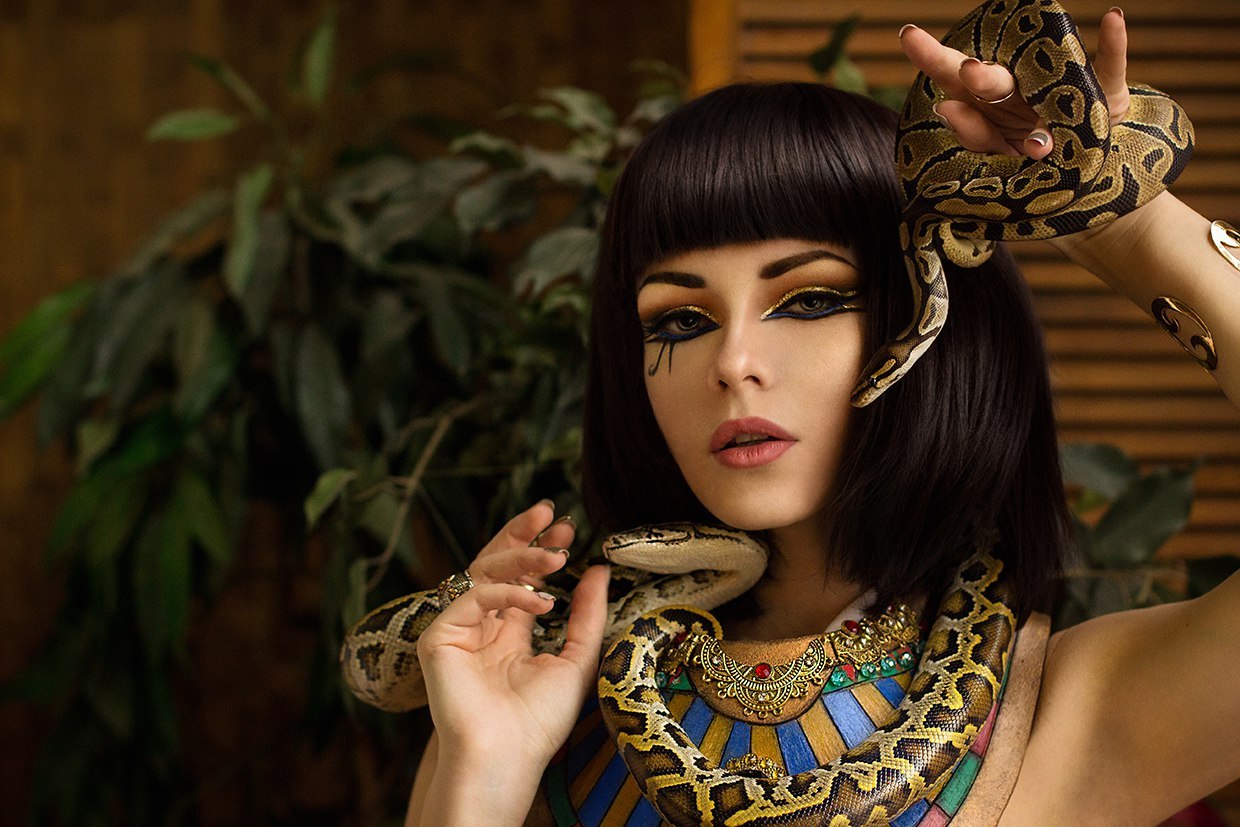 Irina Pirozhnikova - The photo, Girls, Irina meier, Egypt, Longpost, Snake