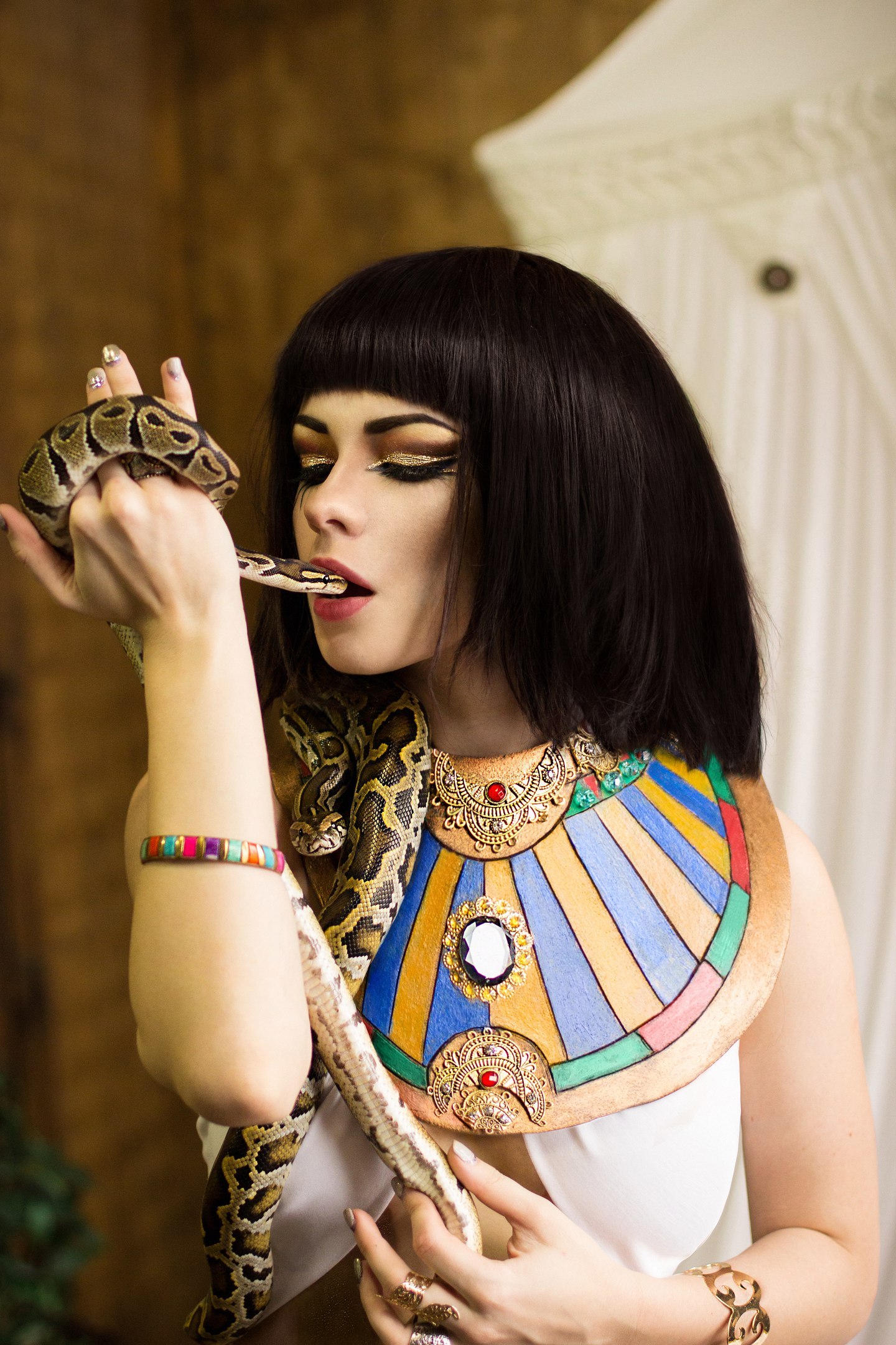 Irina Pirozhnikova - The photo, Girls, Irina meier, Egypt, Longpost, Snake