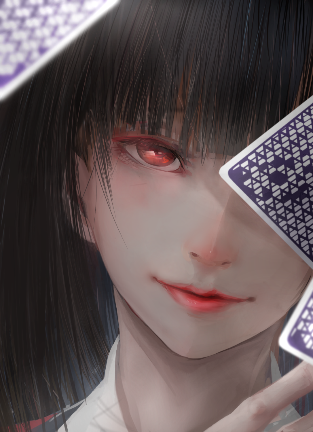 Yumeko Jabami - Anime art, Jabami yumeko, Kakegurui, Art, Anime