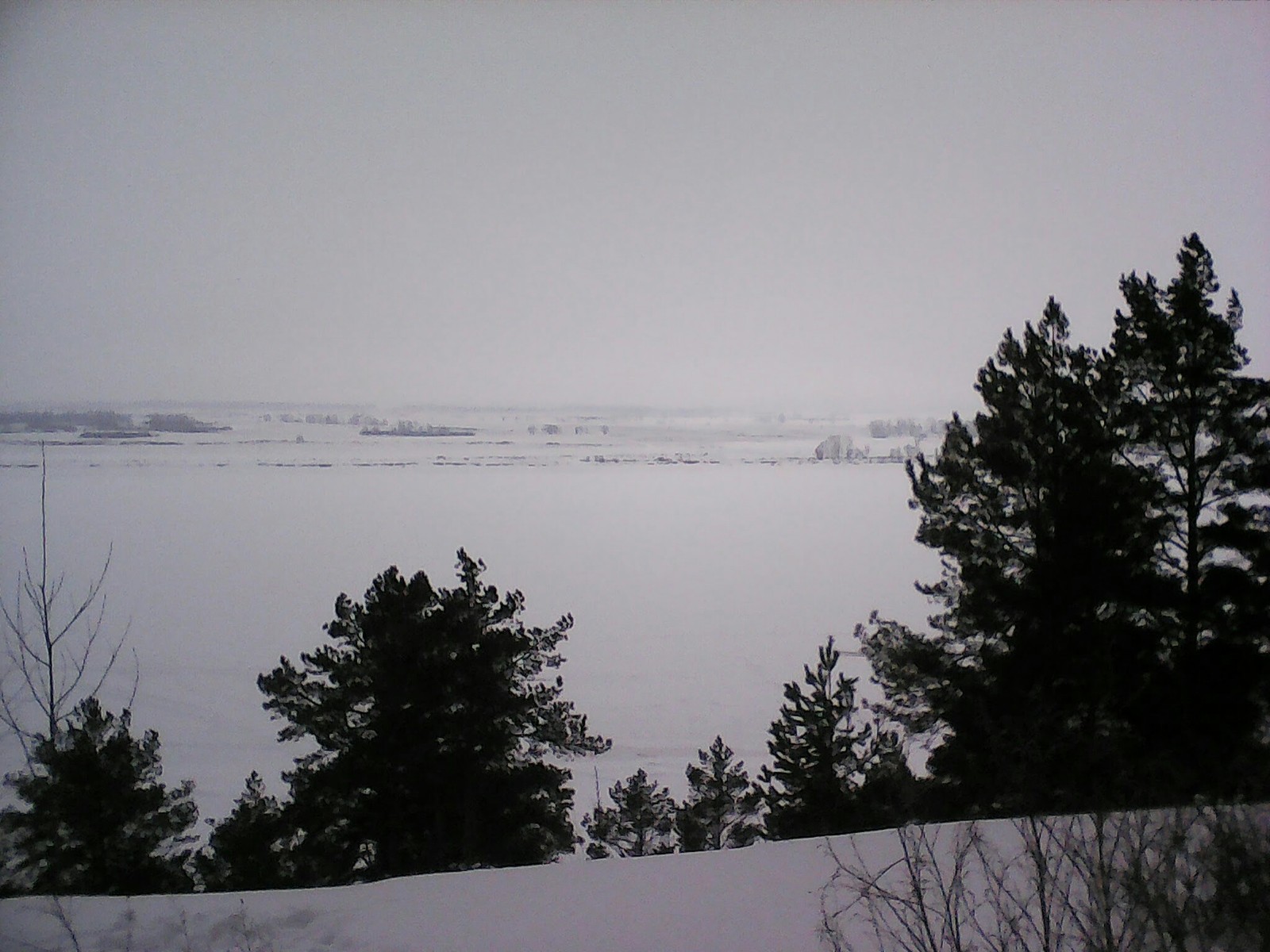 Landscapes from Winter Fishing: Kama River, Krasnaya Gorka. - Fishing, Spoon, Wobbler, Fishing rod, Spinning, Longpost