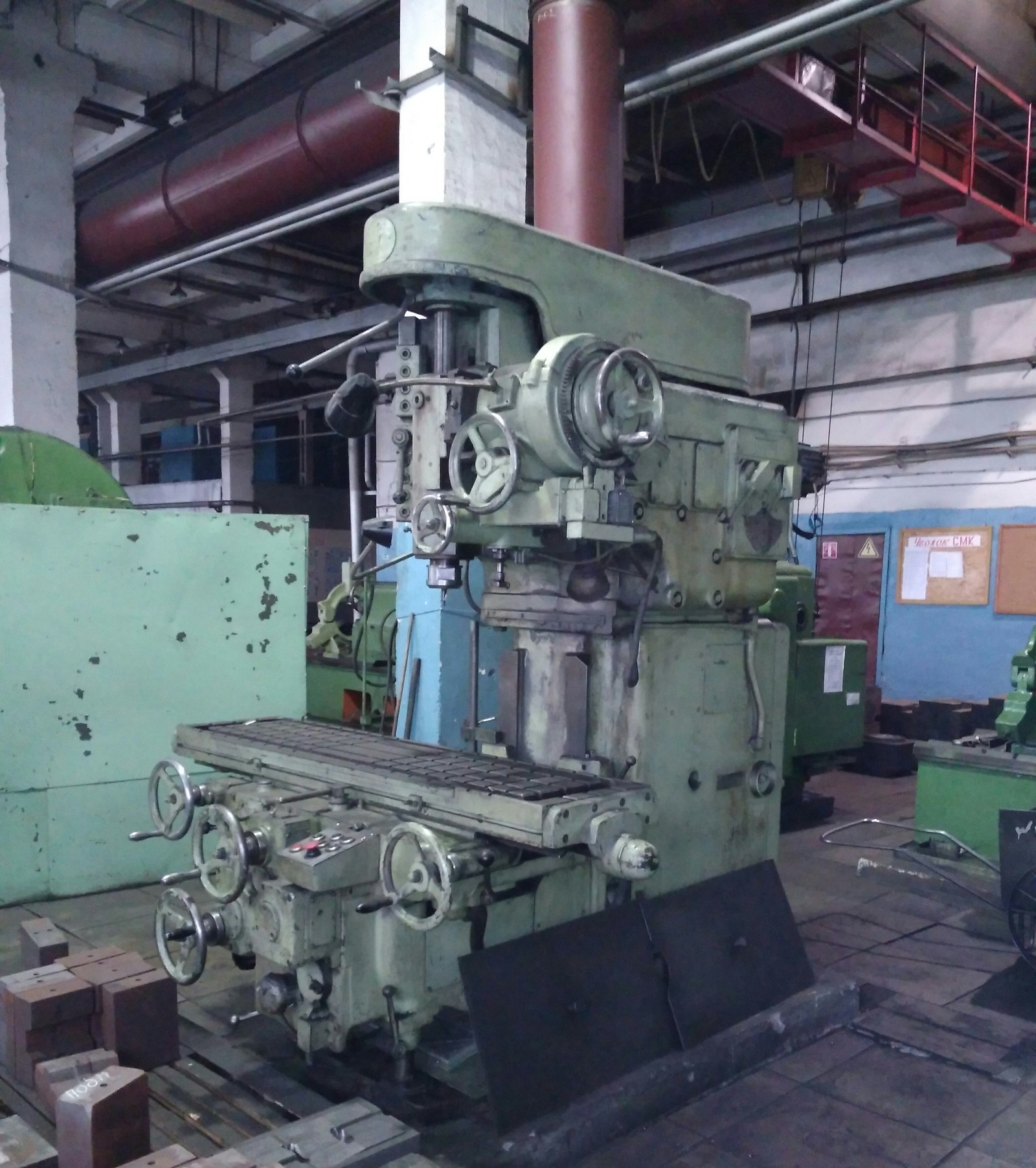 When there was no CNC! Arc milling machine. - My, Work, Milling machine, Retrotechnics, Video, Longpost