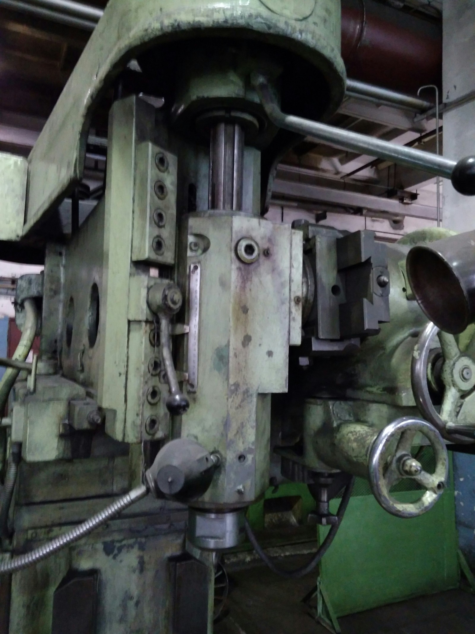 When there was no CNC! Arc milling machine. - My, Work, Milling machine, Retrotechnics, Video, Longpost