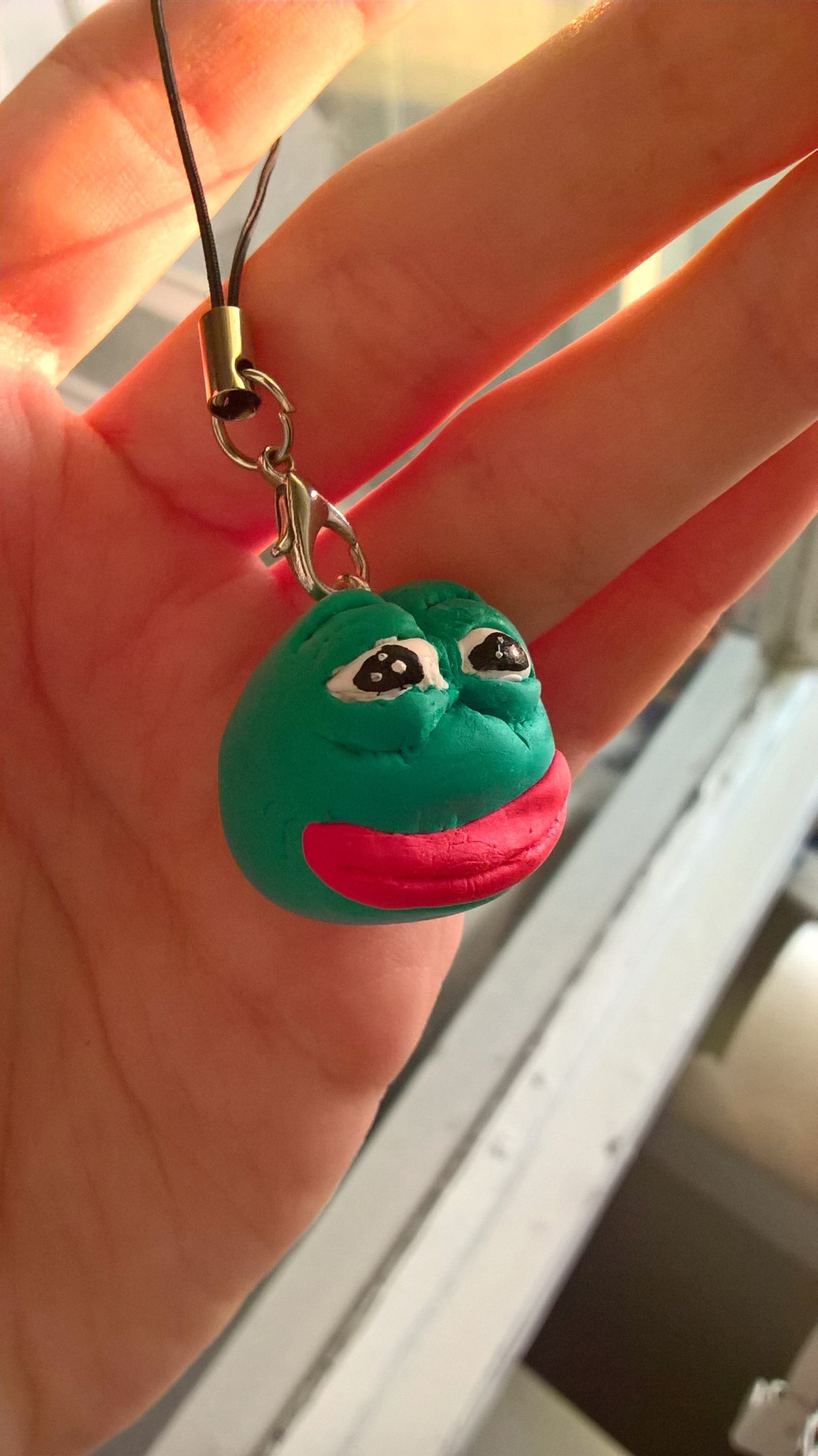 Newborn Pepe the Frog cries with happiness - My, Creation, Craft, Pepe, Pepe the Frog, Memes, Longpost