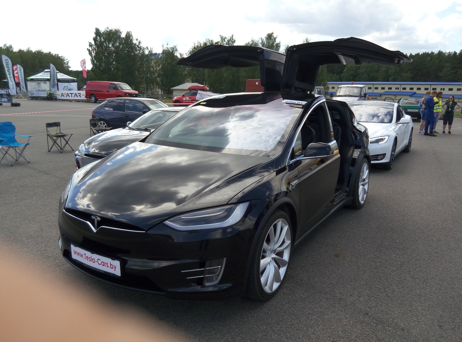 Супер громкий заезд на Tesla - Моё, Tesla, Фестиваль, Drag racing, Видео, Фотография, Длиннопост