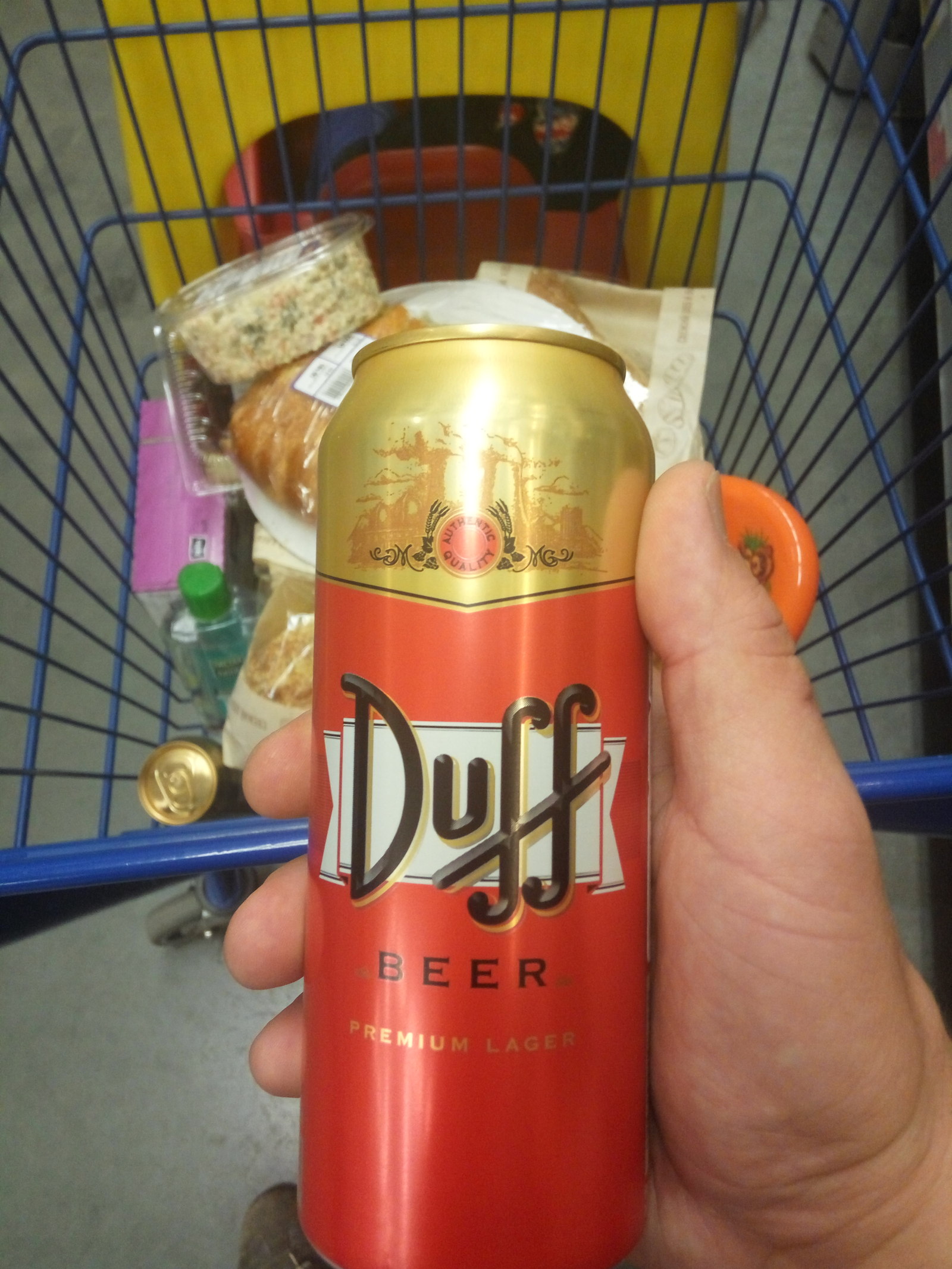 And the music from the screen saver immediately began to play in my head) - Duff, The Simpsons, Beer