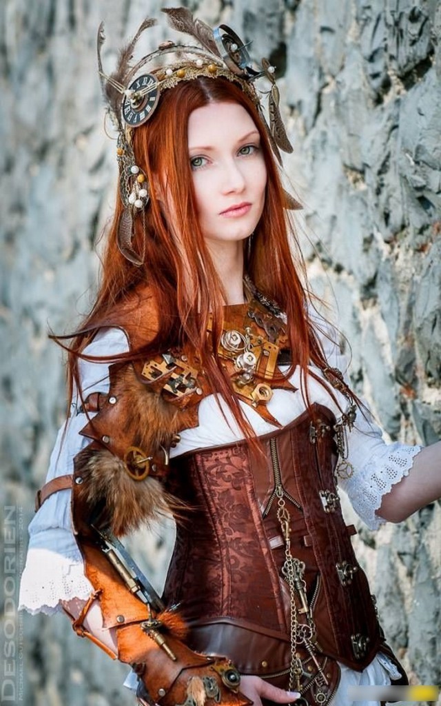 steampunk girls - NSFW, Girls, Steampunk, The photo, Costume, Longpost