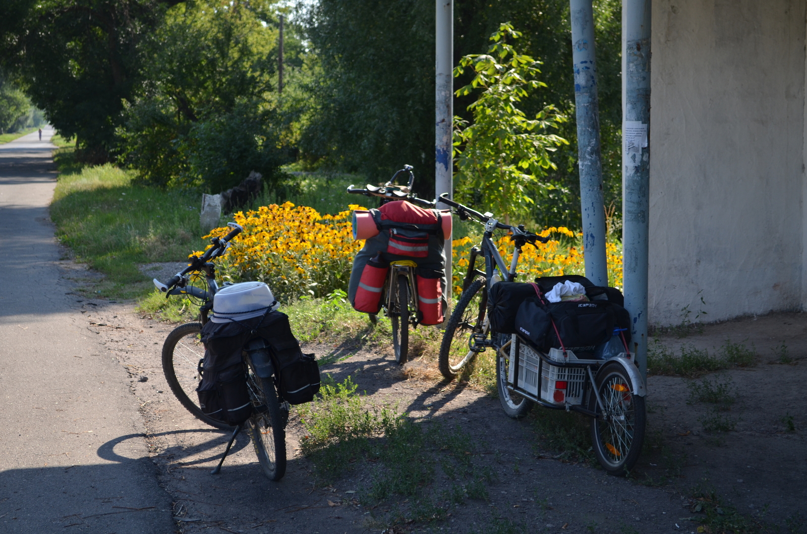 Weekend at the Grabovsky reservoir (VeloZhdanovka and VeloEnakievo) - My, Weekend, A bike, Longpost