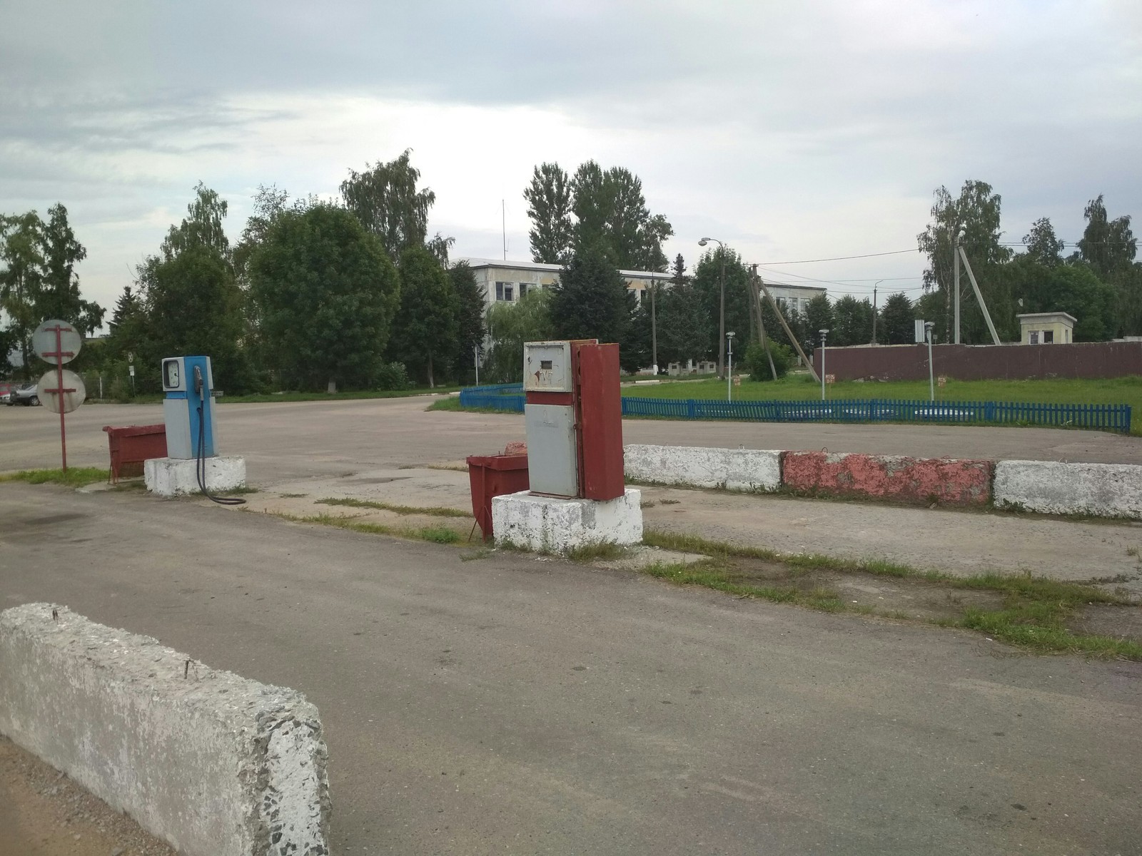 Echoes of the past - My, Gas station, Past, The photo