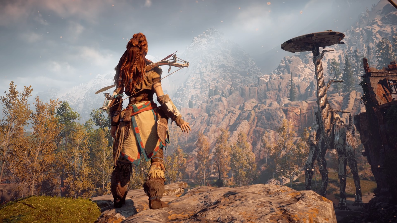 Horizon zero луки. Harrison Zero Dawn. Карха тьмы Horizon Zero Dawn. Horizon Zero Dawn боевой лук Карха тьмы. Меридиан Horizon Zero Dawn.