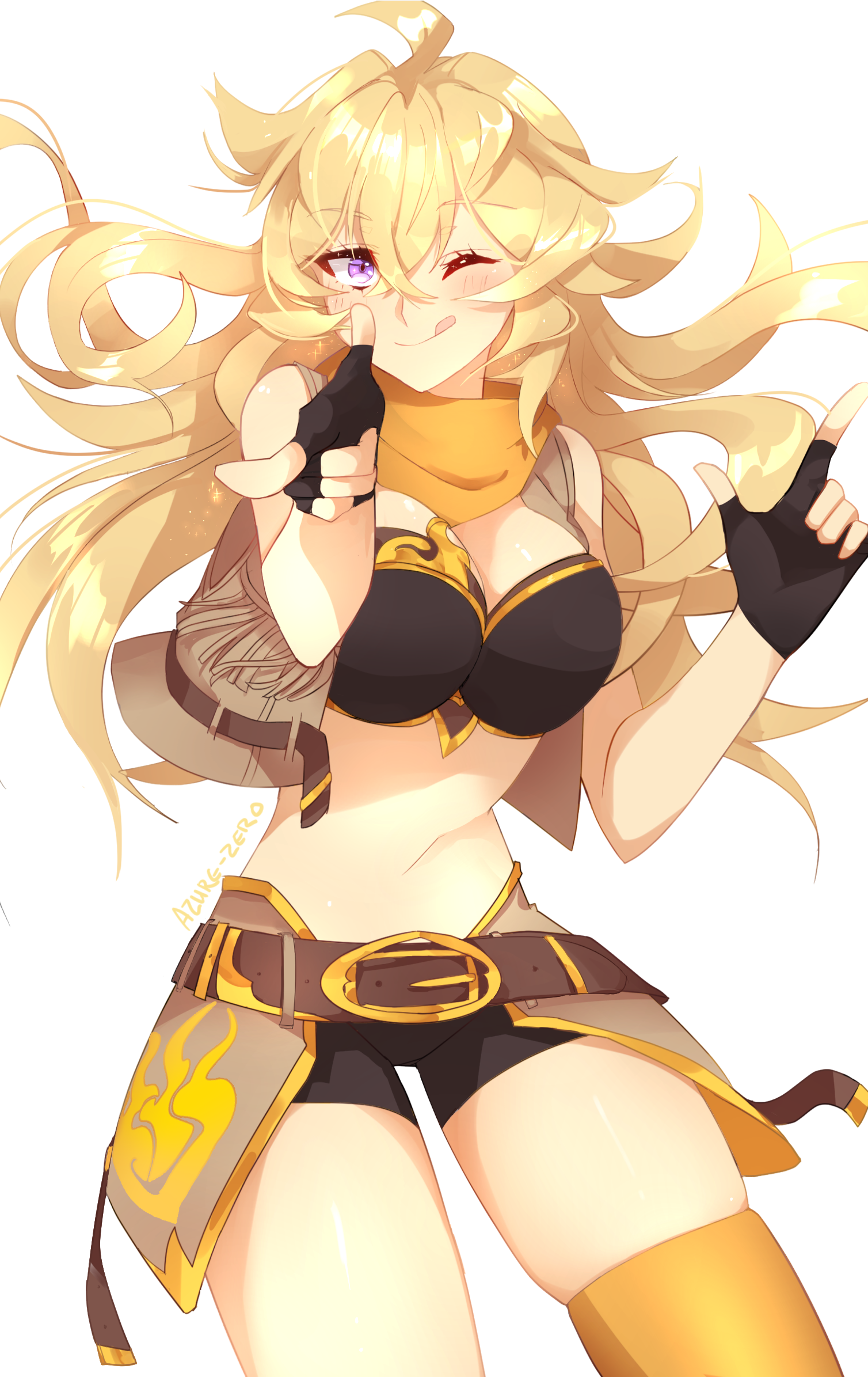 Yang - Anime, Art, Anime art, RWBY, Longpost