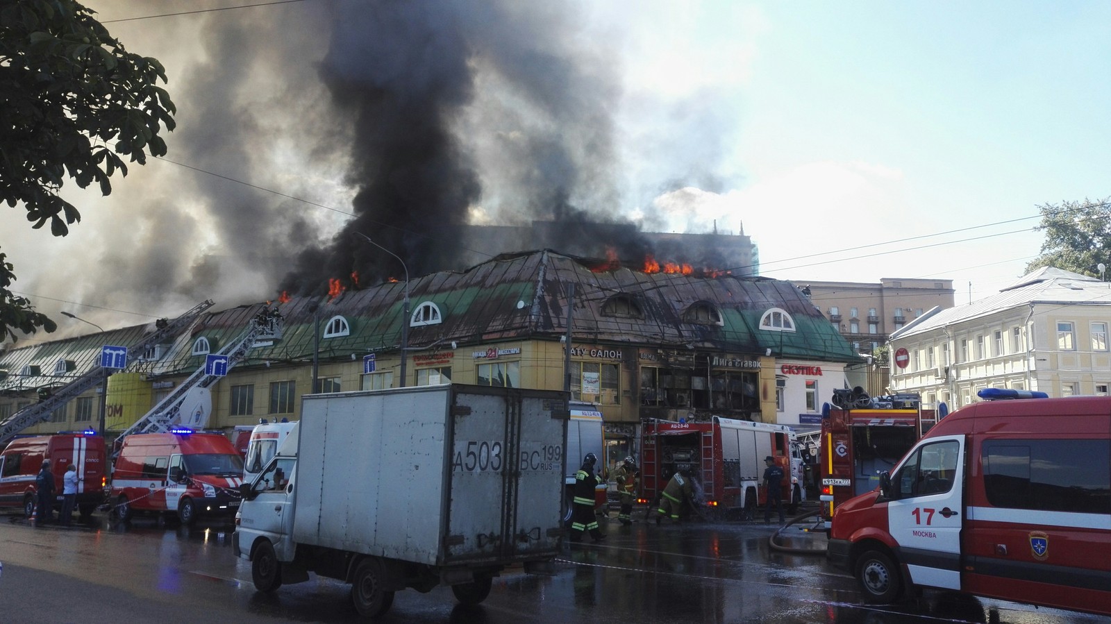 The shopping center on Taganka is on fire - My, Fire, Taganka