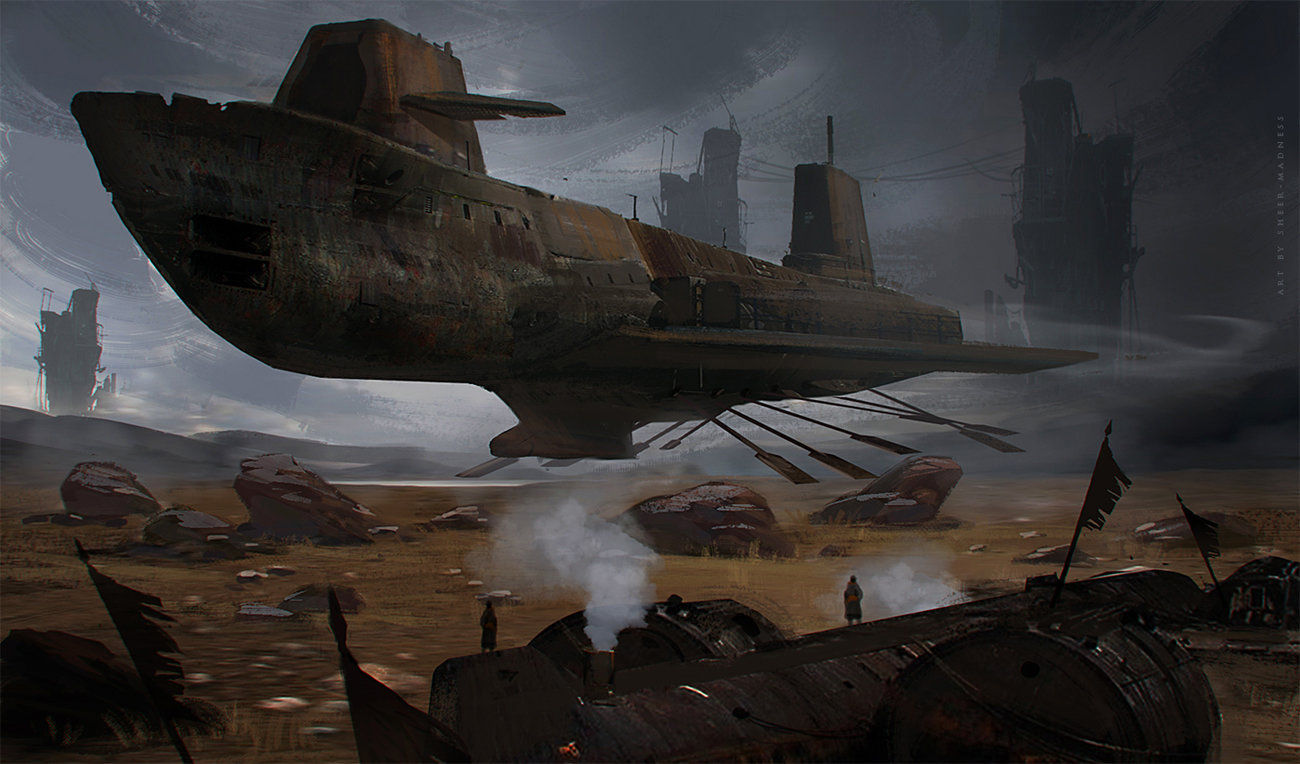 Steampunkcity (Part I) Steampunk City Art - , Steampunk, , , Art, , Creation, Longpost