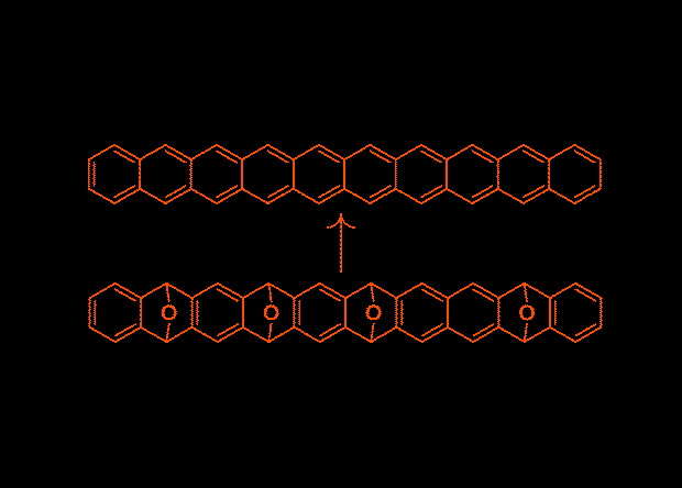 Ultra-sharp needle helps chemists assemble world's longest caterpillar molecule - The science, news, Chemistry, Benzene, 