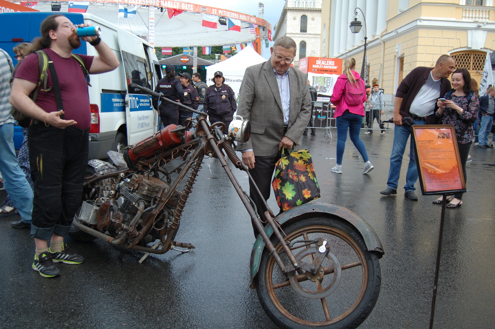 Rat мотоцикл и FTP по-питерски - Моё, Fuck the Police, Ftp, Rat motorcycle, Фак зэ палис, Мотоцикл в стиле rat