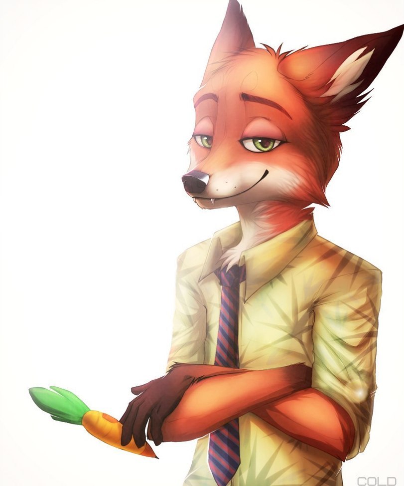 It's okay, carrots, then I'll give ... - Zootopia, Zootopia, Nick wilde, Fan art, Art