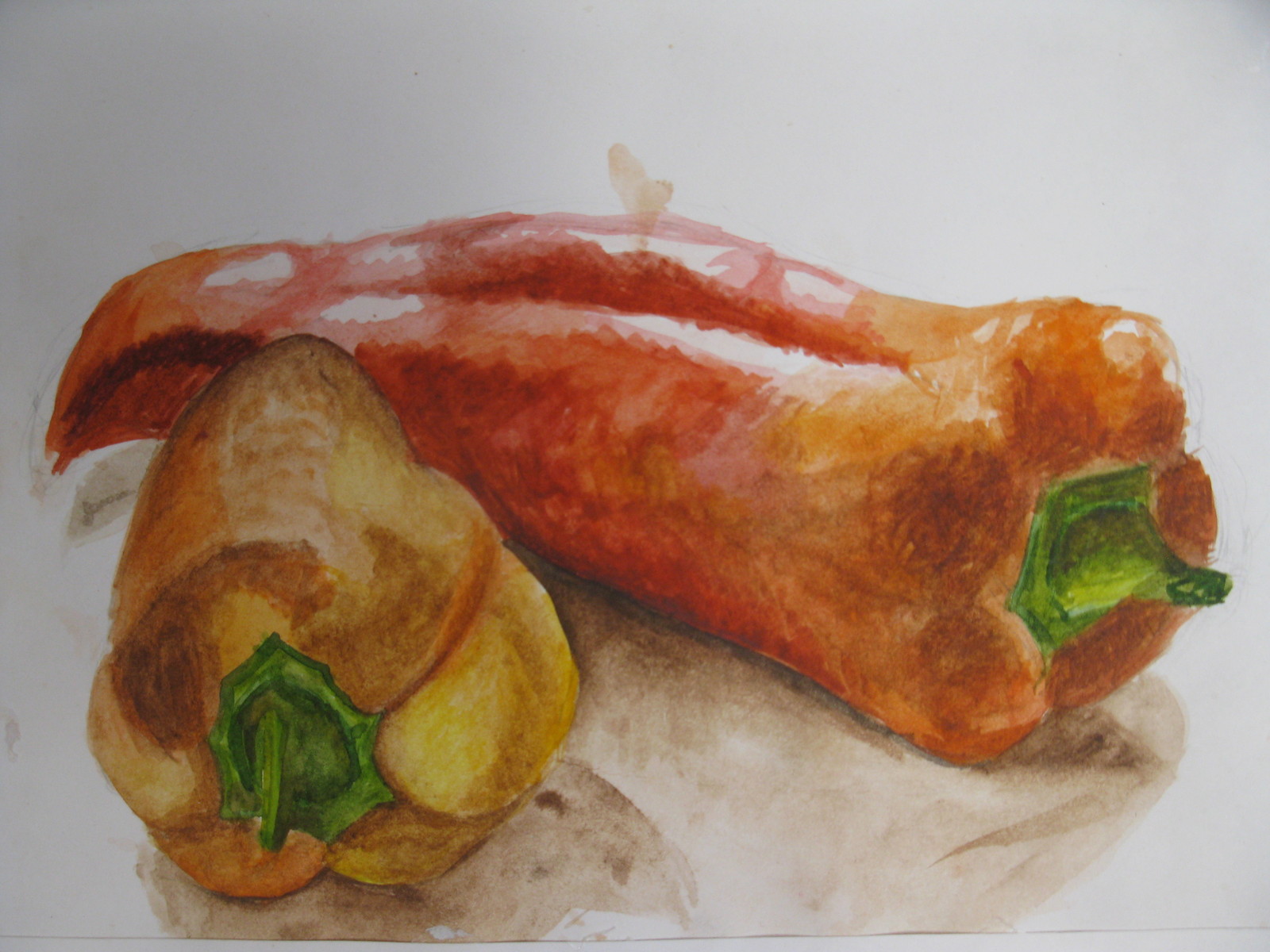 Tasty post =)))) A few goodies and usefulness) - My, Pencil drawing, Watercolor, Still life, Longpost