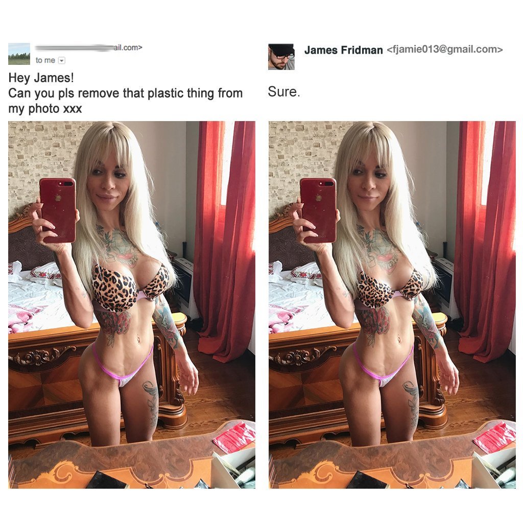 James Friedman will help. - NSFW, James Friedman, Boobs, Silicone, Photoshop master