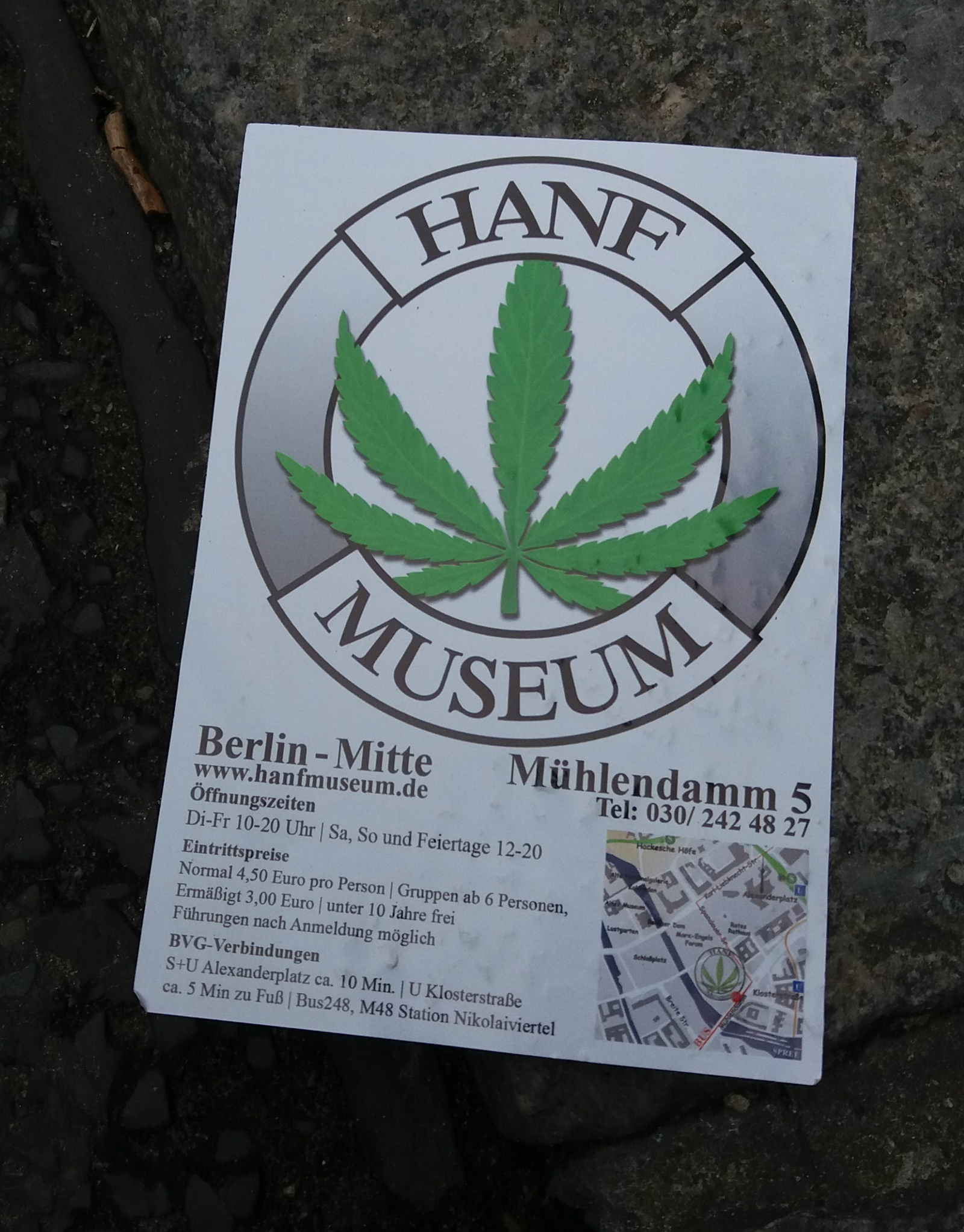 Museum of Marijuana for children. - My, Berlin, Marijuana, German