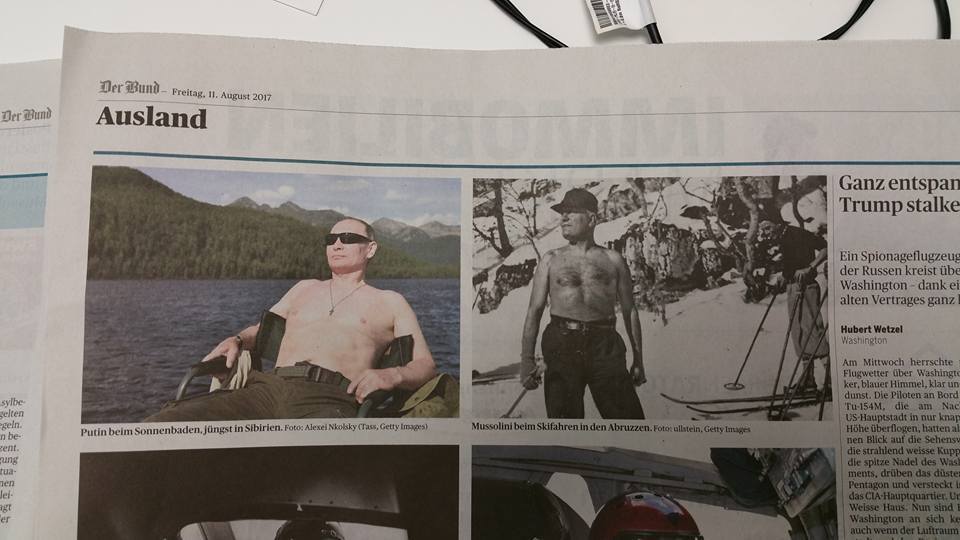 Swiss newspaper compares Putin and Mussolini - Vladimir Putin, Benito Mussolini, Politics, Longpost, news