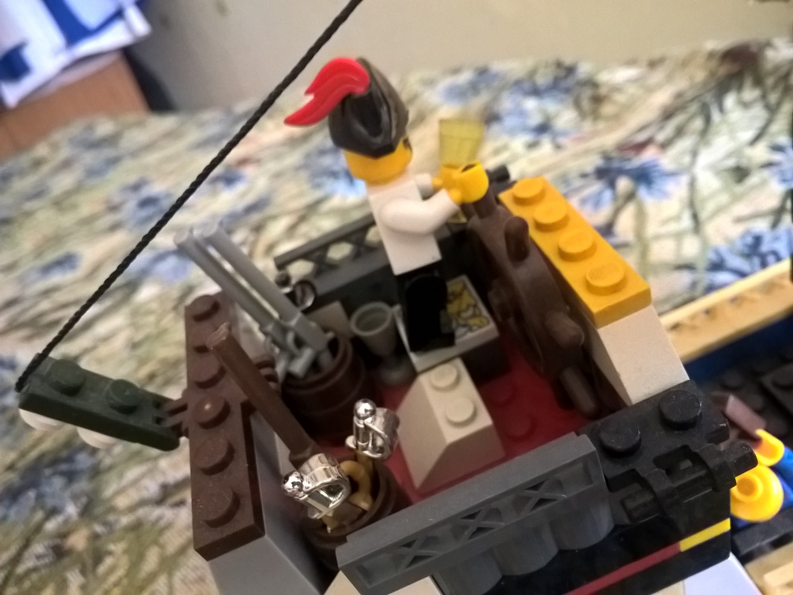 Pirate ship from pirate building materials (Brick) - My, Lego, , Homemade, Longpost, Pirates