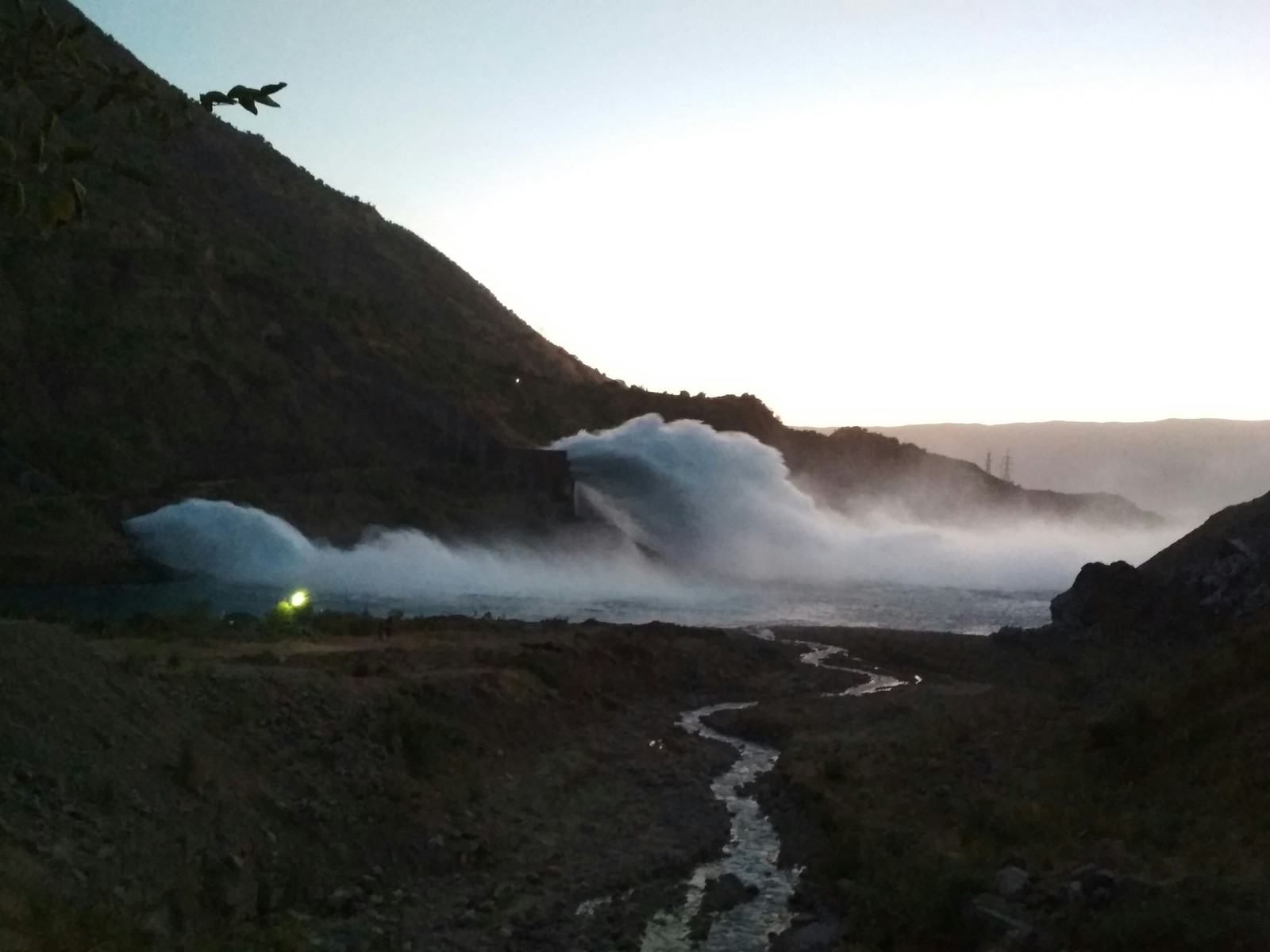 Water discharge - My, beauty, Nurek, Tajikistan