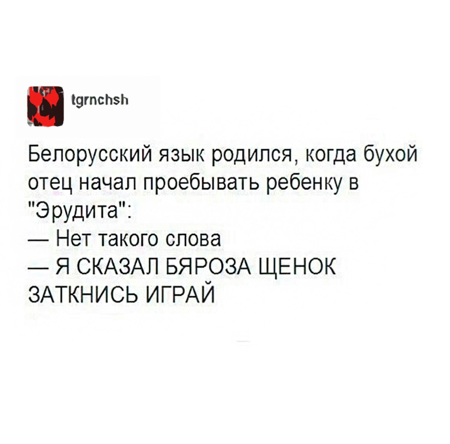 Как появился Белорусский язык - Белорусский язык, Эрудит, Мат, Честно украдено, Картинка с текстом