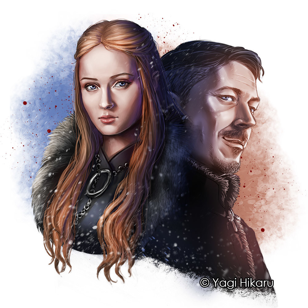 Art by Yagi Hikaru - Game of Thrones, Art, Longpost