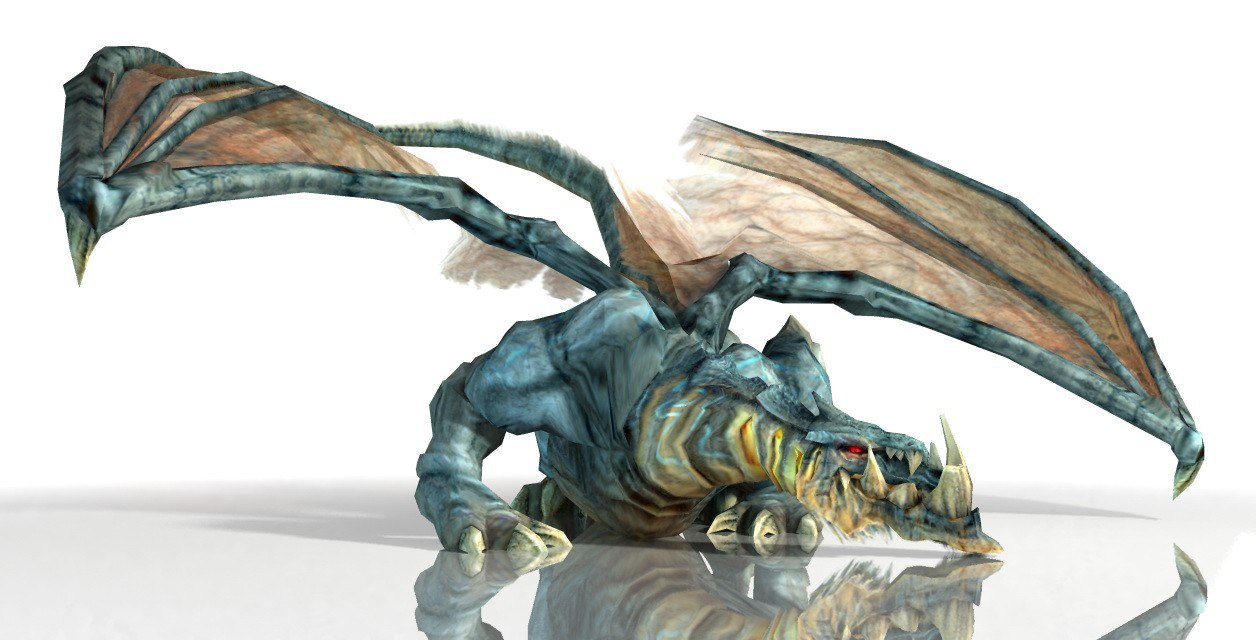 The original version of the dragon in Fable: The lost chapters - Fable: The lost chapters, Fable, 