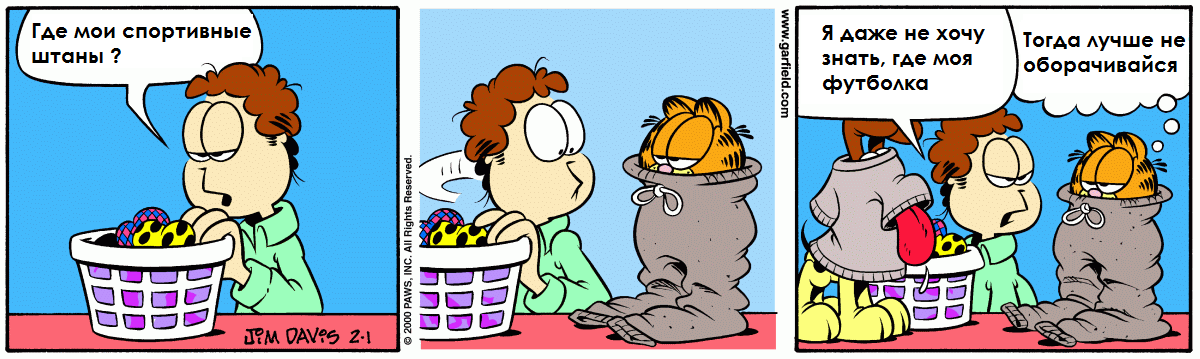 The missing - Comics, Translation, Garfield